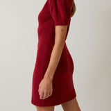 Emilia Puff Sleeve Sweater Dress