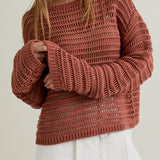 The Isla Open Knit Sweater