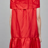 Paislee Bow Detail Off The Shoulder Dress