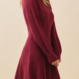 Rowan Fit & Flare Sweater Dress