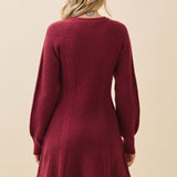 Rowan Fit & Flare Sweater Dress