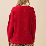 The Noelle Glitter Knit Sweater