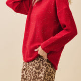 The Noelle Glitter Knit Sweater