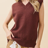 Clara V-Neck Sweater Vest