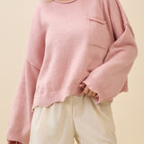 The Clara Scallop Pocket Sweater