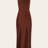 Brick slip dress on a white background