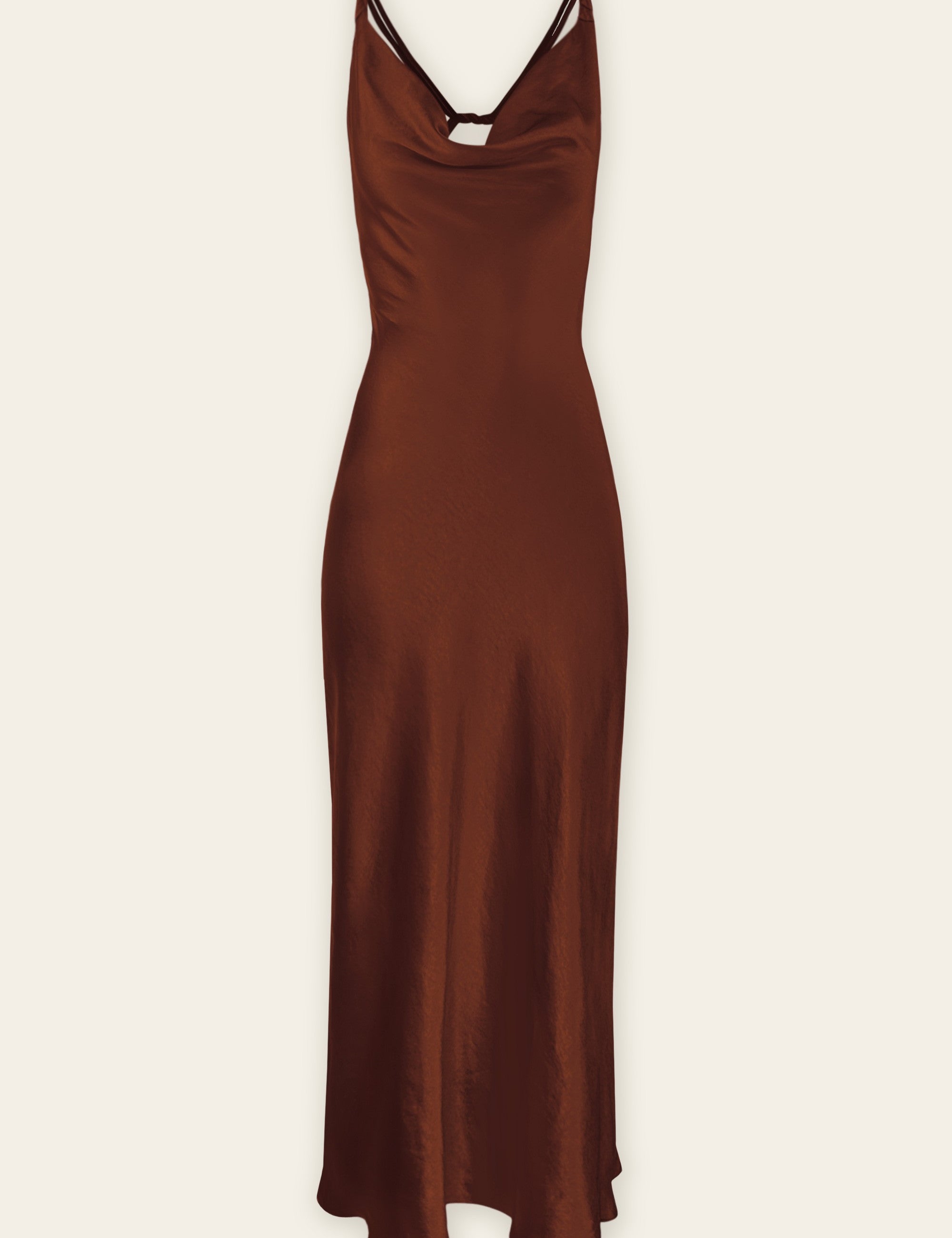 Brick slip dress on a white background