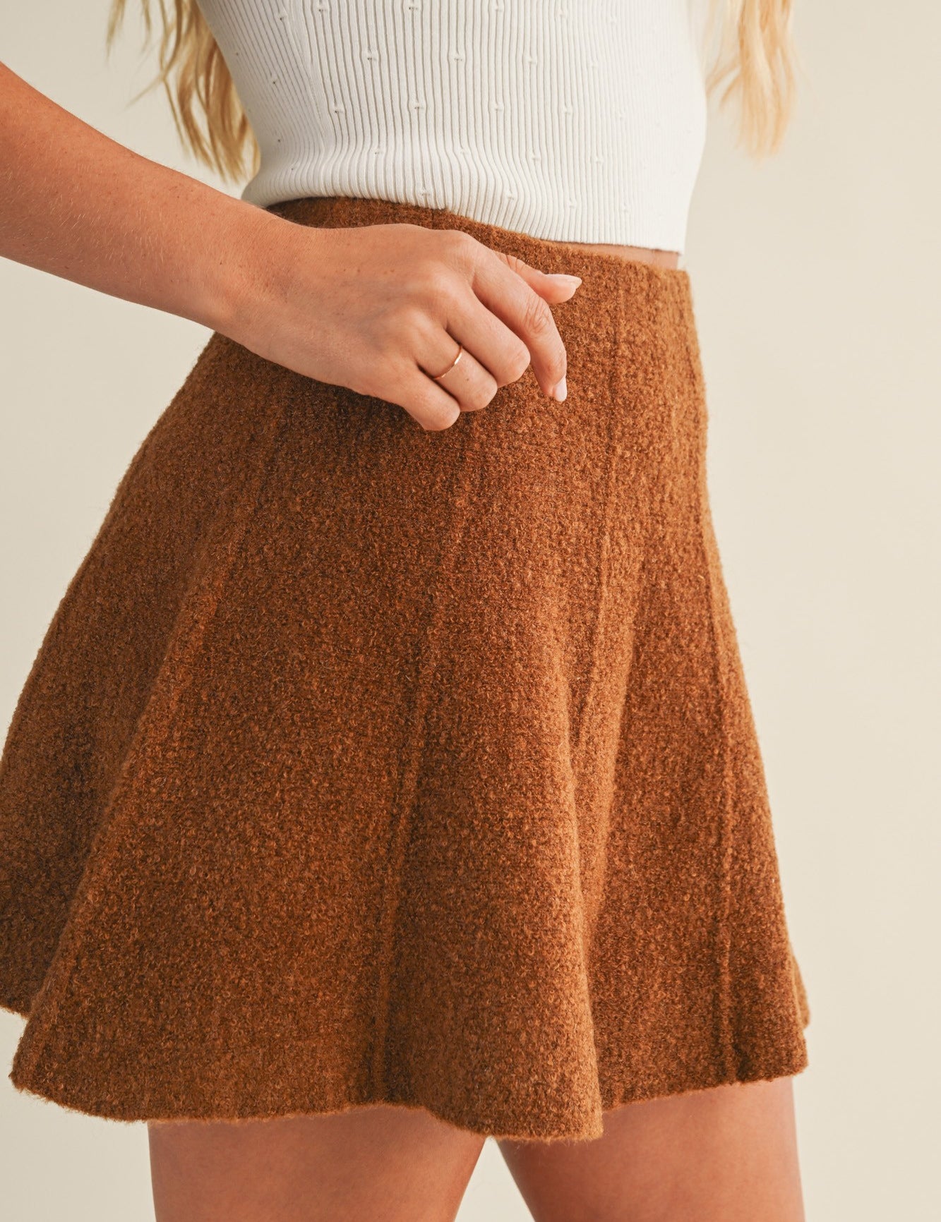 Marilyn Flare Sweater Skirt