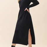 Margo V-Neck Sweater Midi Dress