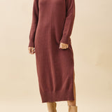 Margo V-Neck Sweater Midi Dress