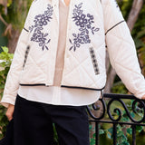 Fabiola Embroidered Quilted Jacket