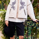 Fabiola Embroidered Quilted Jacket