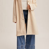 Ruthie Teddy Textured Button Down Coat