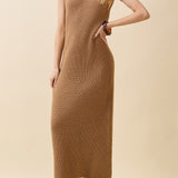 Camille Ribbed Knit Maxi Dress