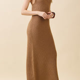 Camille Ribbed Knit Maxi Dress