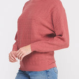 The Emilia Pointelle Dolman Sweater