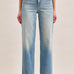 Ella Mid Rise Classic Straight Jean in Medium Vintage, front