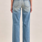 Ella Mid Rise Classic Straight Jean in Medium Vintage