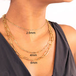 MTT Jewelry - Jewelry - Necklaces - Taylor Paperclip Chain Necklace - MTT Collective