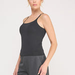 Nora Back-Lace Cami Bralette black back detail