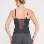 Nora Back-Lace Cami Bralette black side