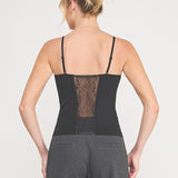 Nora Back-Lace Cami Bralette black side