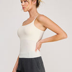 Nora Back-Lace Cami Bralette cream side
