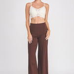 Elise Corded Lace Padded Bralette cream back