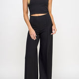 The Rowan High Waist Ponte Wide Leg Pants
