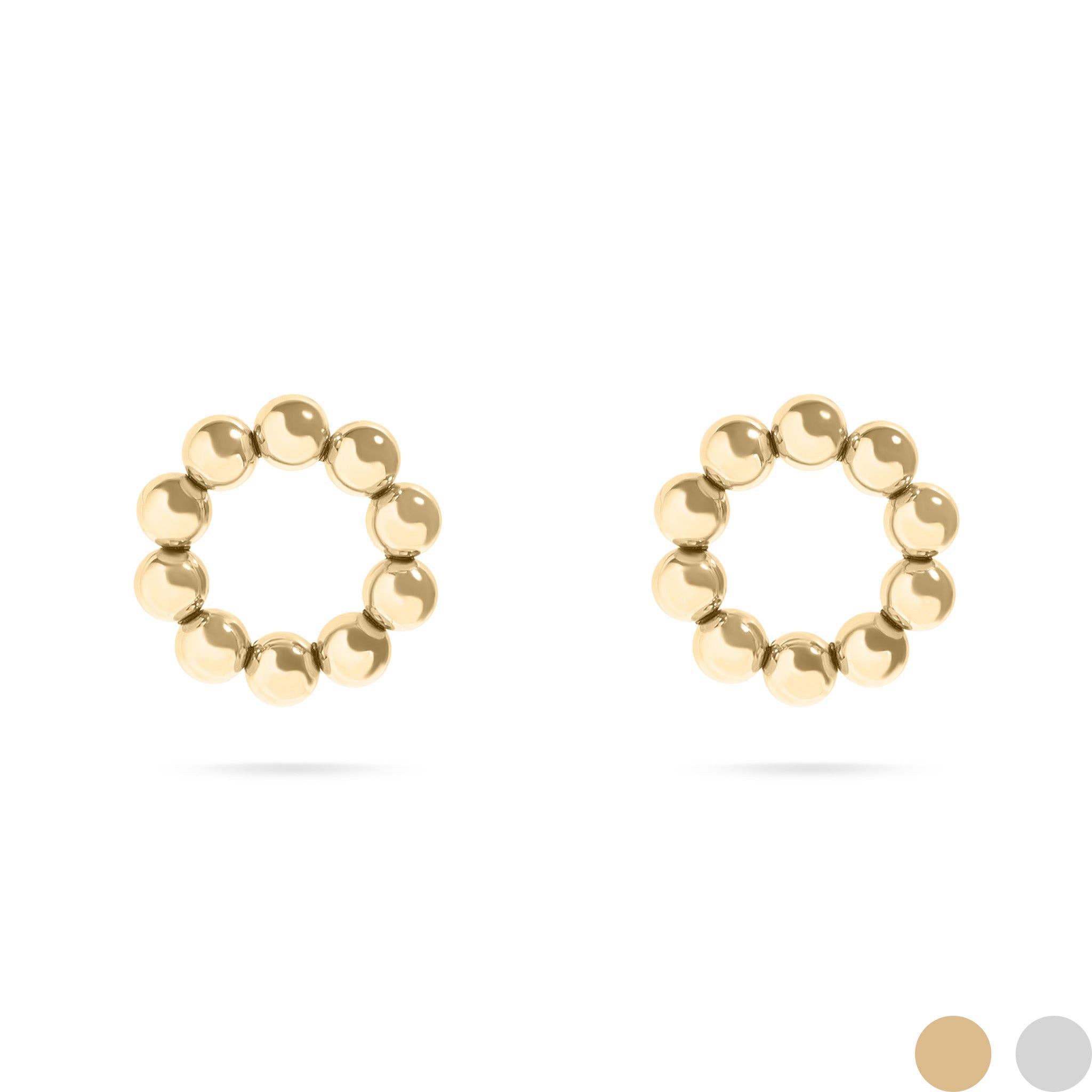 MTT Jewelry - Jewelry - Earrings - Kayla Circle Ball Stud Earrings - MTT Collective
