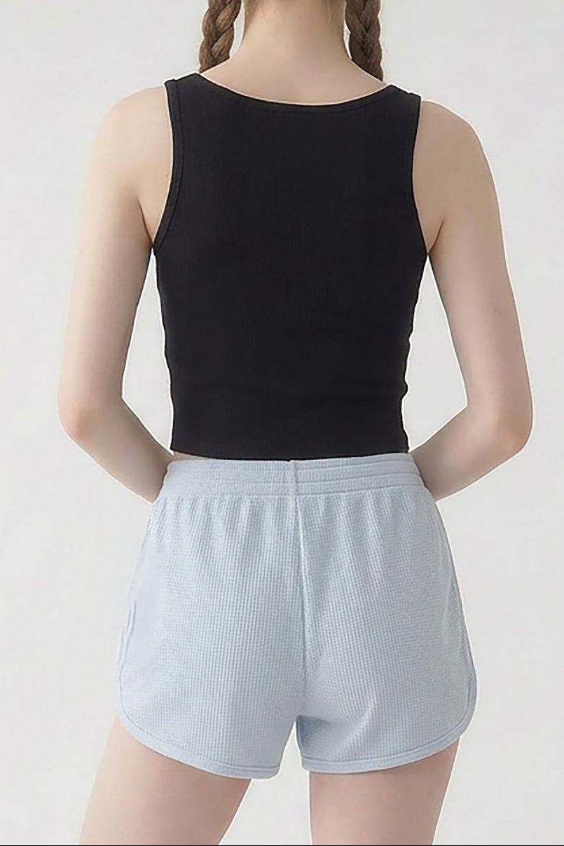 Basic Square Neck Cropped Tank