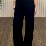Coastal Wide Leg Chiffon Pants