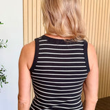 Rowe Striped Scoop Tank