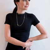 CC Convertible Mixed Metal Necklace