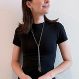 CC Convertible Mixed Metal Necklace