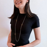 CC Convertible Mixed Metal Necklace