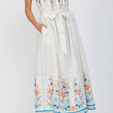 Stefani Ruffle Shoulder Strap Maxi Dress