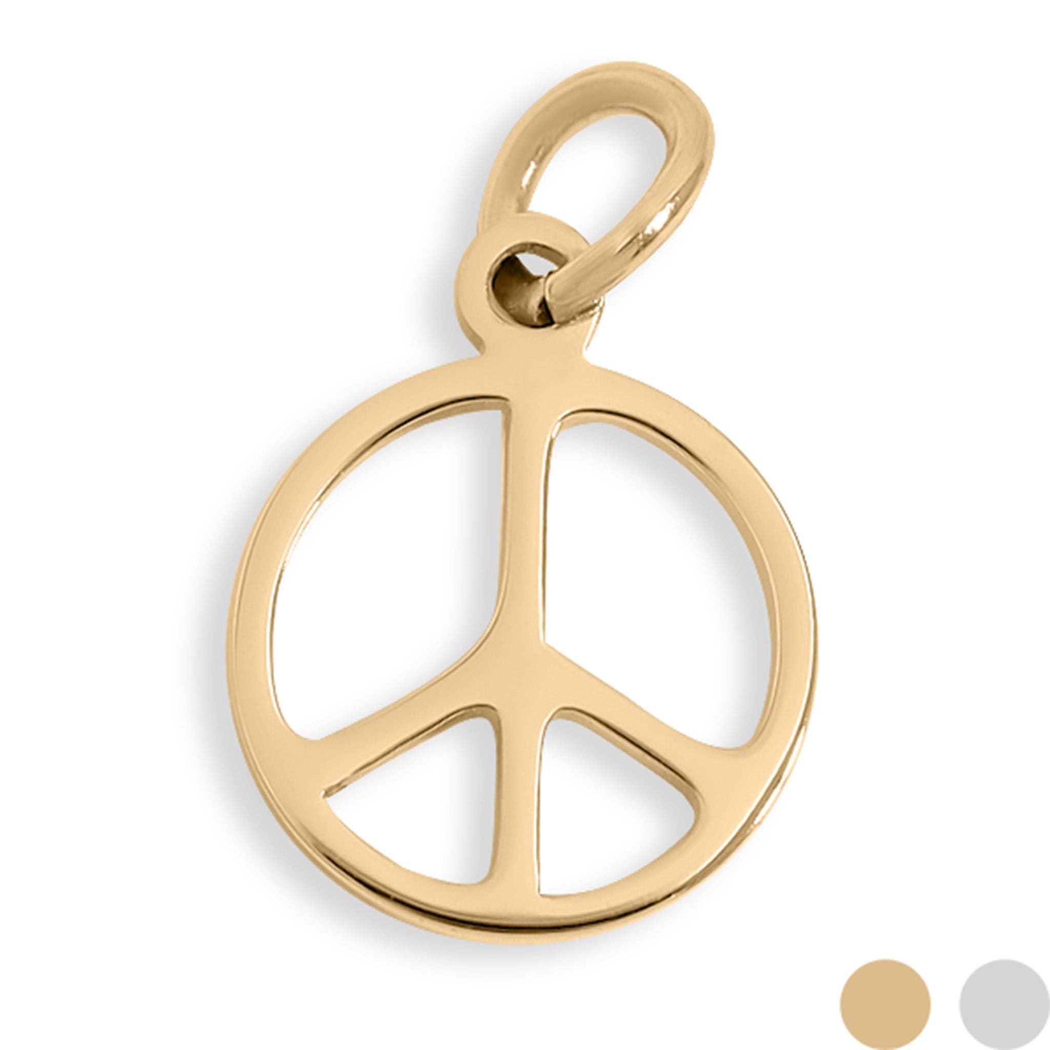 MTT Jewelry - Jewelry - Charms - Peace Sign Charm - MTT Collective