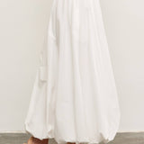 Dianne Smocked Waist Bubble Hem Skirt