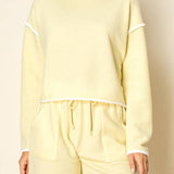 Katelyn Cloudy Knit Crop Top