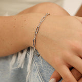 Taylor Paperclip Chain Bracelet