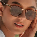 Carve Frankie Crystal Tobacco Gold sunglasses - lifestyle