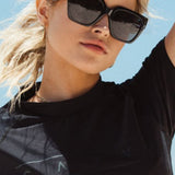 Carve Brooklyn Gloss Black sunglasses - lifestyle