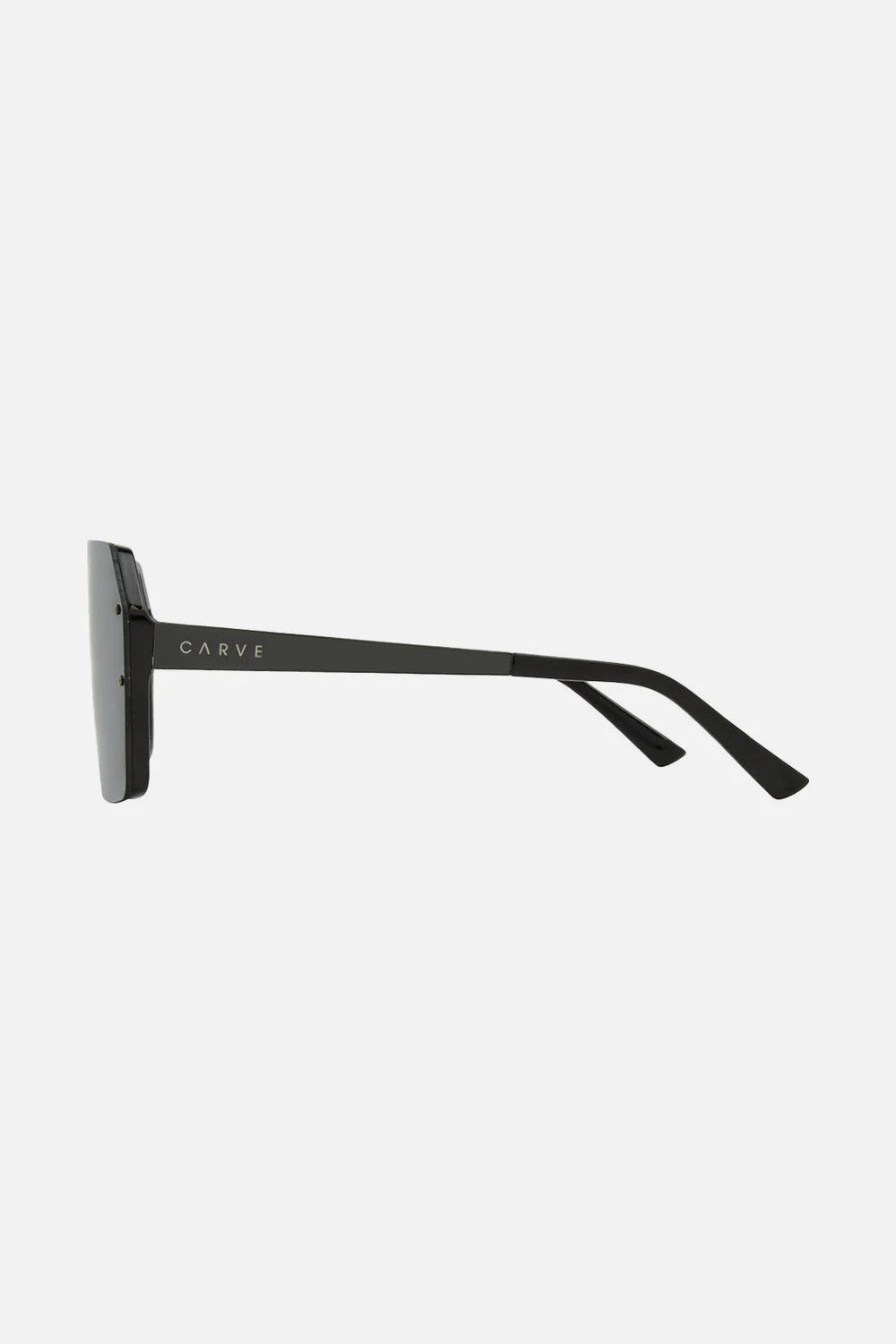CARVE Tulum Gloss Black sunglasses – side view