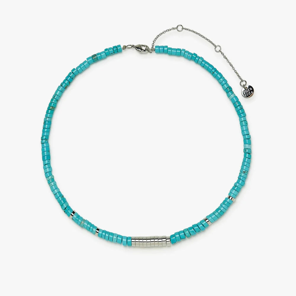 Pura Vida Turquoise Bead Choker - MTT Collective