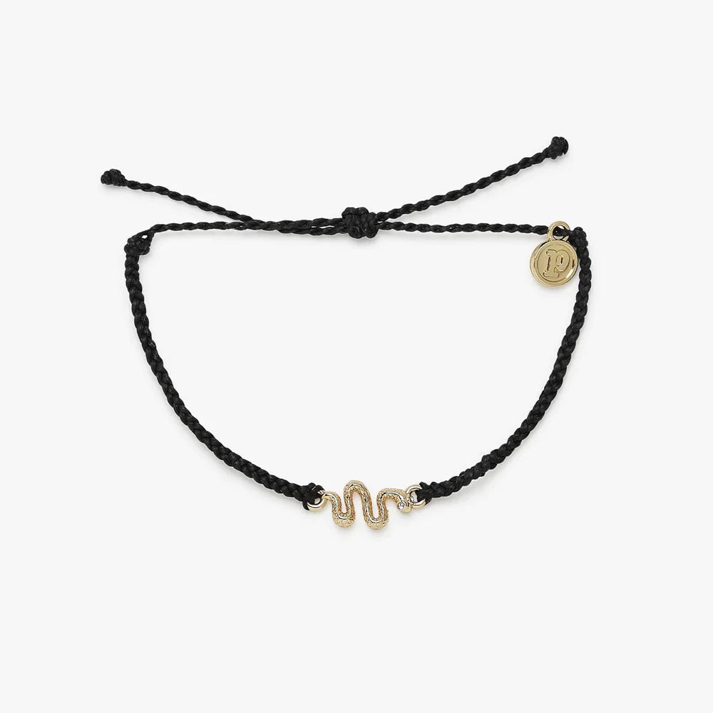 Pura Vida Gold Snake Charm Bracelet - MTT Collective