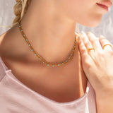 Aniya Turquoise Chain Necklace