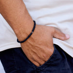 Men's Coated Hematite Stretch Bracelet - MTT Collective