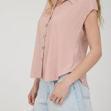 Sun Deck Linen Button Down