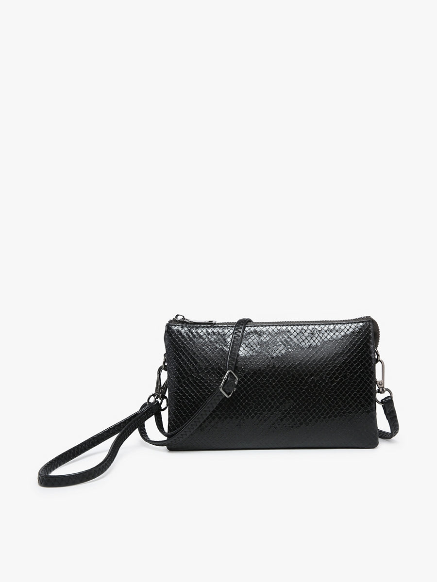 Jen & Co. - Bags - Crossbody & Hip Packs - Riley Snake Crossbody Wristlet - MTT Collective